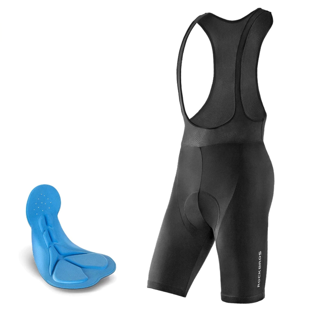 Rockbros RK2002XL petnešomis šortai su XL padu - juodas -- Cycling Shorts & Bib Shorts