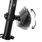 Rockbros LKWD-R1 galinė dviračio lempa su lazeriu ir nuotoliniu valdymu + Micro USB - USB-A kabelis - juoda -- Bicycle Lights