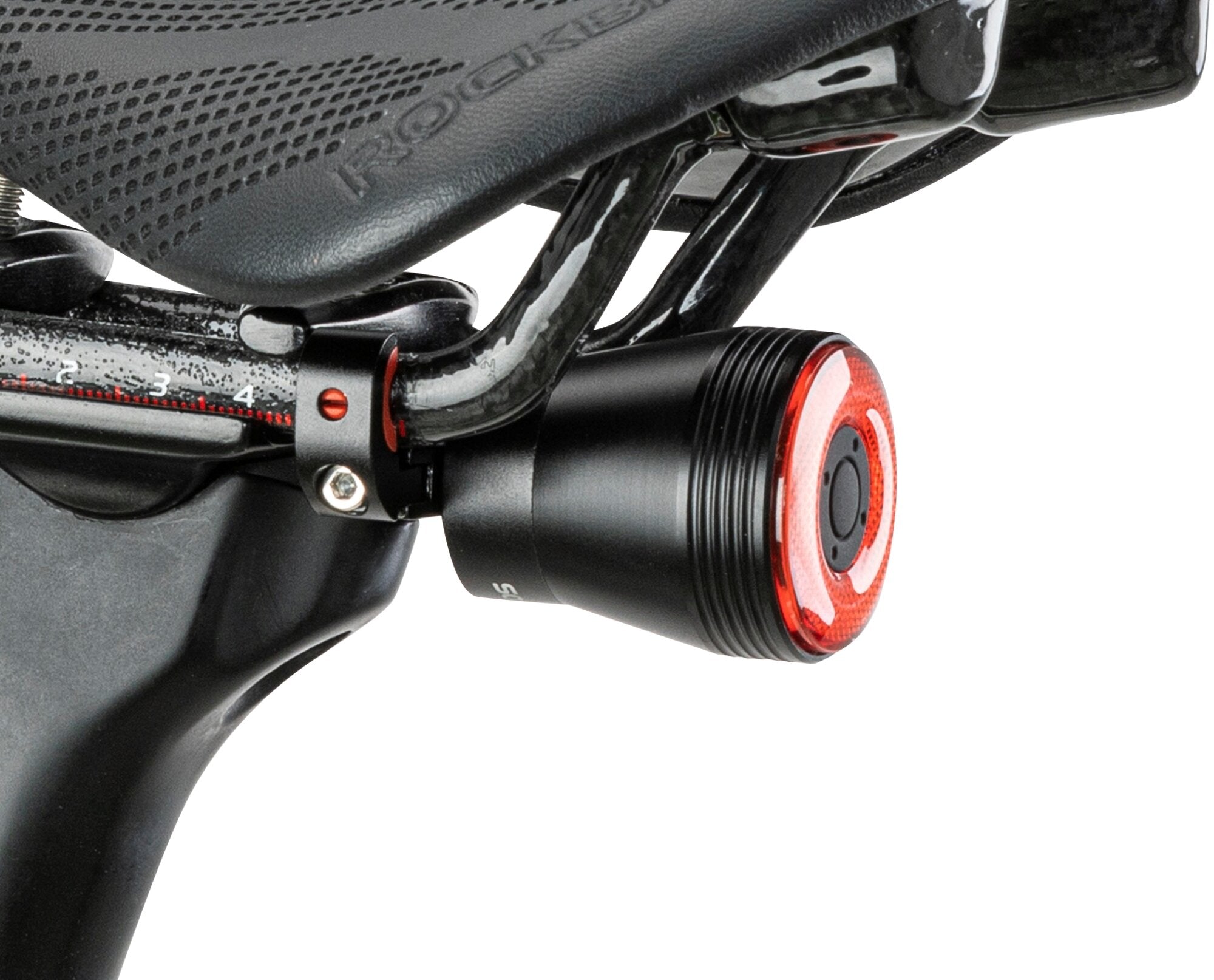 Rockbros Q5 galinė dviračio lempa su intelektualiu stabdymo sistema - juoda -- Bicycle Lights