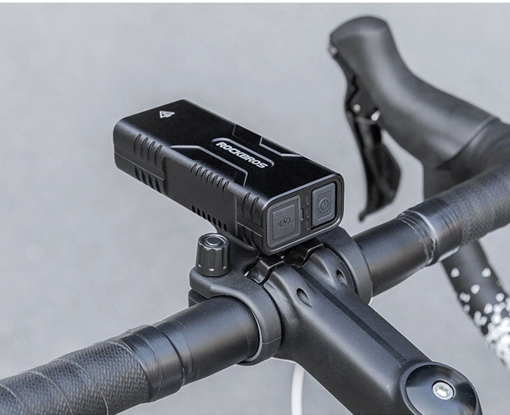 Rockbros 24310002001 850 lm dviračio lempa - juoda -- Bicycle Lights