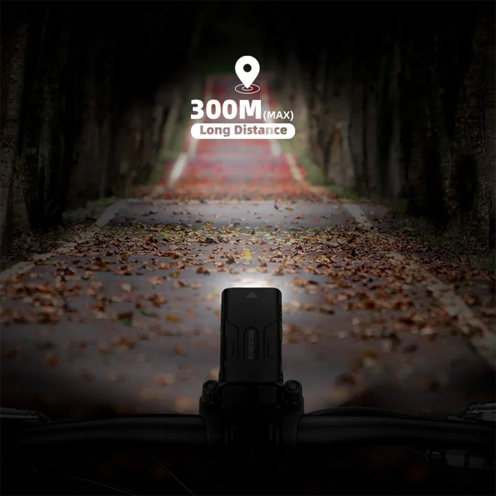 Rockbros 24310002001 850 lm dviračio lempa - juoda -- Bicycle Lights