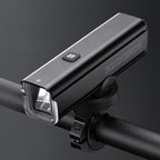 Rockbros 24610002001 priekinė dviračio lempa 1000 lm + USB-C - USB-A kabelis - juoda -- Bicycle Lights