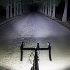 Rockbros 24610002001 priekinė dviračio lempa 1000 lm + USB-C - USB-A kabelis - juoda -- Bicycle Lights