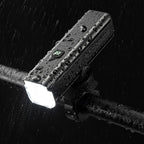 Rockbros 24610002001 priekinė dviračio lempa 1000 lm + USB-C - USB-A kabelis - juoda -- Bicycle Lights