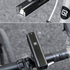 Rockbros 24610002001 priekinė dviračio lempa 1000 lm + USB-C - USB-A kabelis - juoda -- Bicycle Lights