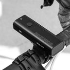 Rockbros 24710012001 priekinė dviračio lempa 800 lm galios + USB-C - USB-A kabelis - juoda -- Bicycle Lights