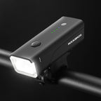 Rockbros 24510003001 priekinė dviračio lempa 260 lm + USB-C - USB-A kabelis - juoda -- Bicycle Lights
