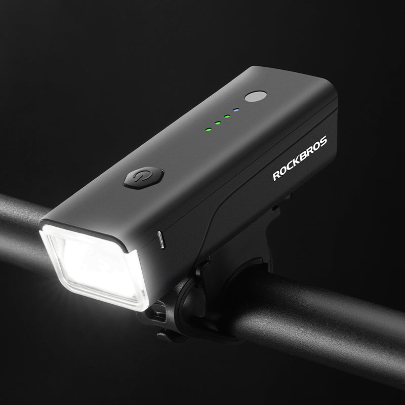 Rockbros 24510003001 priekinė dviračio lempa 260 lm + USB-C - USB-A kabelis - juoda -- Bicycle Lights