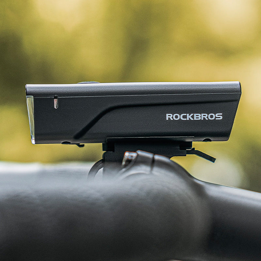 Rockbros 24510003001 priekinė dviračio lempa 260 lm + USB-C - USB-A kabelis - juoda -- Bicycle Lights