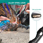 Rockbros WD795 sulankstomai dviračio spyna - juoda -- Bicycle Locks