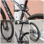 Rockbros RKS507-1BK dviračio spyna su kombinacija 1.8 m - juoda -- Bicycle Locks
