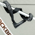 Rockbros 3230002001 dviračio spyna su kombinacijos nustatymu ir raktu - juoda -- Bicycle Locks