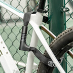 Rockbros 3230002001 dviračio spyna su kombinacijos nustatymu ir raktu - juoda -- Bicycle Locks