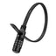 Rockbros 3240001001 dviračio spyna 0,5 m kombinacijai - juoda -- Bicycle Locks