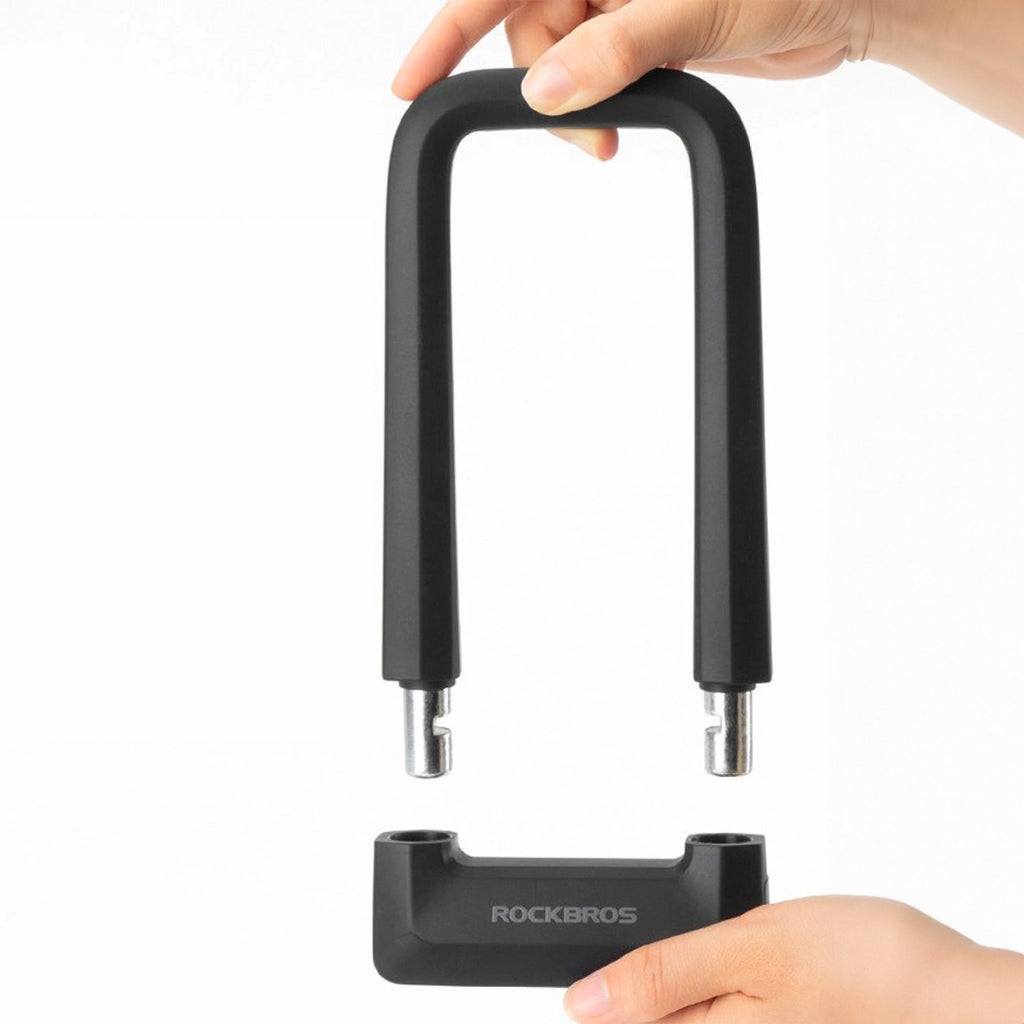 Rockbros RKS626-BK U-spyna dviračio spyna - juoda -- Bicycle Locks