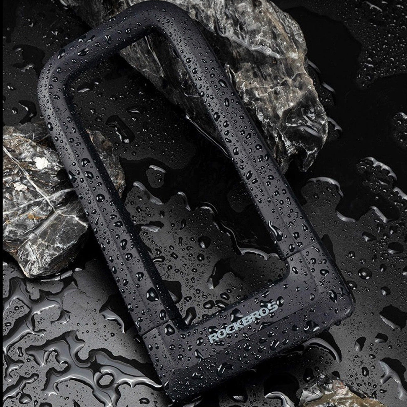 Rockbros RKS626-BK U-spyna dviračio spyna - juoda -- Bicycle Locks