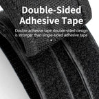 Rockbros GZT1001 dviračio pedalų dirželiai 2 vnt. - juoda -- Cycling Accessories