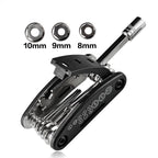 Rockbros GJ1601 16-in-1 daugiaraktis dviračiui taisyti - juodas -- Bicycle Multi-Tools