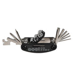 Rockbros GJ1601 16-in-1 daugiaraktis dviračiui taisyti - juodas -- Bicycle Multi-Tools
