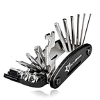 Rockbros GJ1601 16-in-1 daugiaraktis dviračiui taisyti - juodas -- Bicycle Multi-Tools