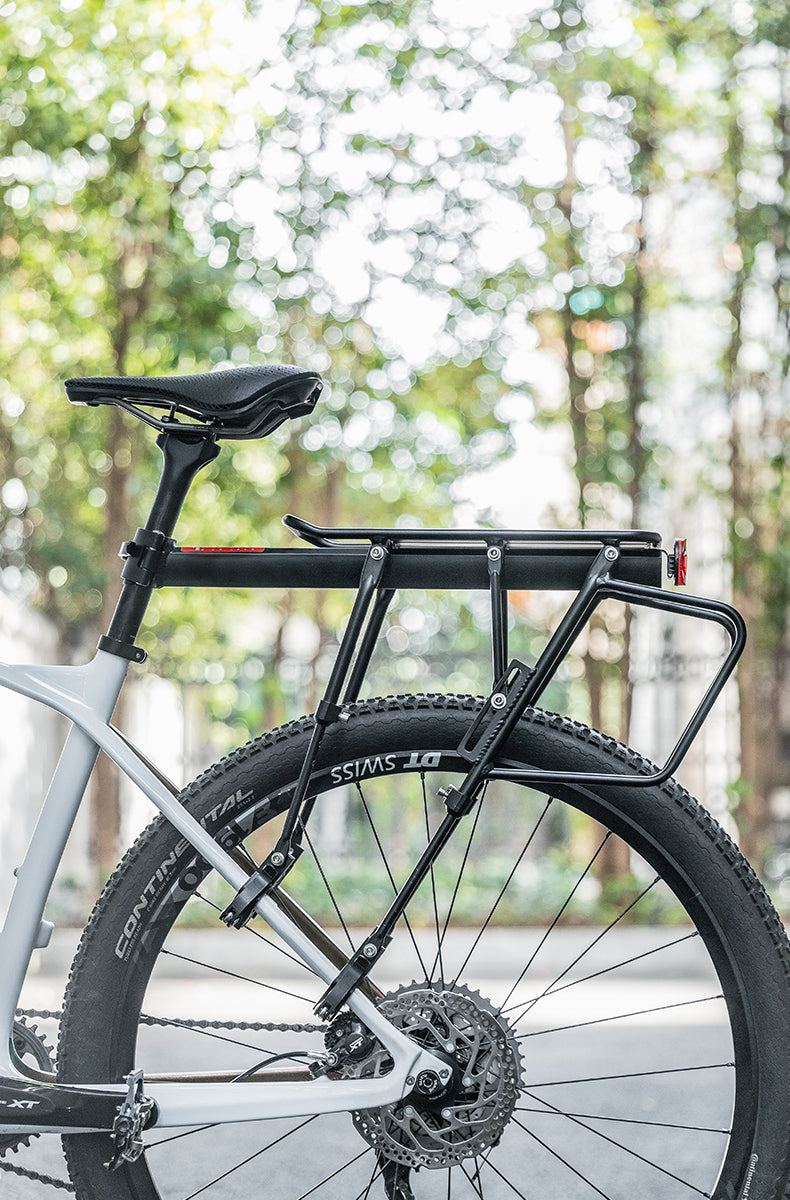 Rockbros 33210004001 dviračio bagažinykas su lentyna - juodas -- Cycling Accessories