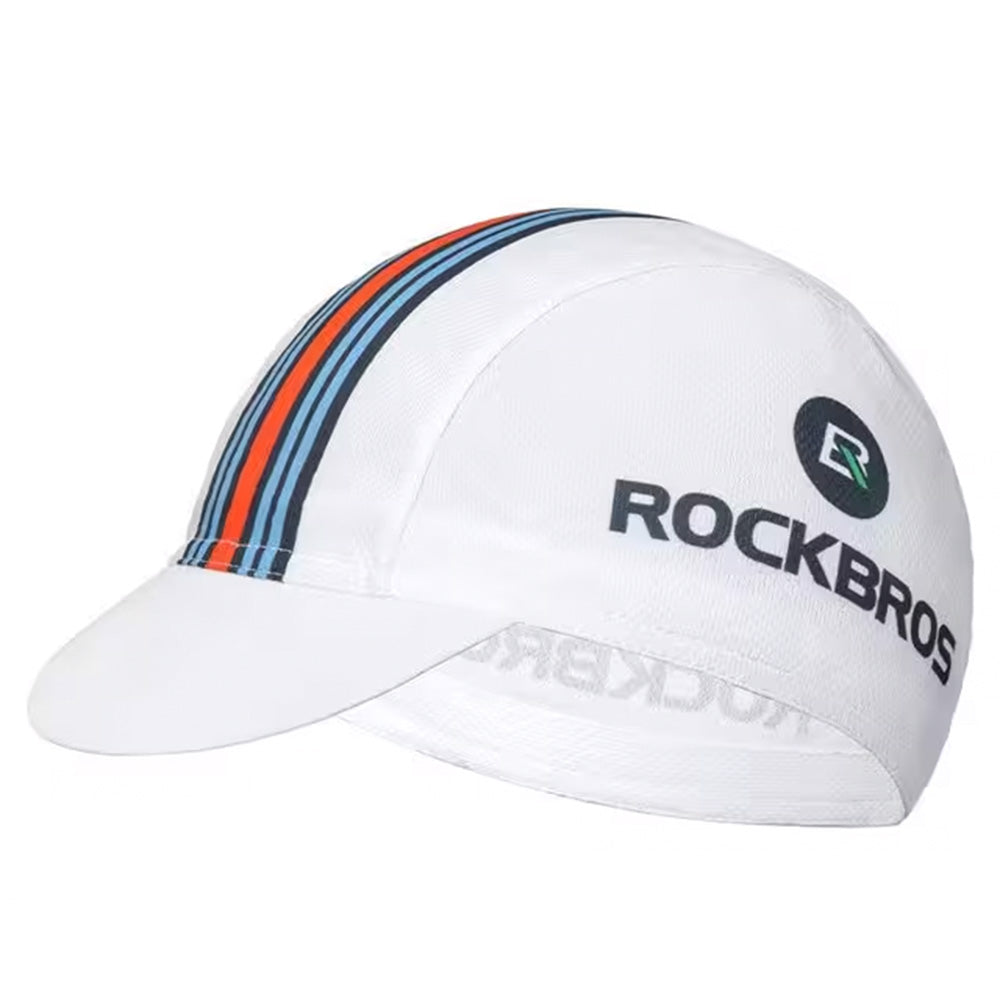 Rockbros MZ10022 dviračio kepurė su snapeliu - balta -- Cycling Caps & Headwear