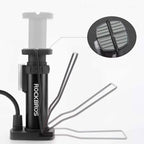 Rockbros 42610002001 grindinis dviračio siurblys su slėgio manometru - juodas -- Bicycle Pumps