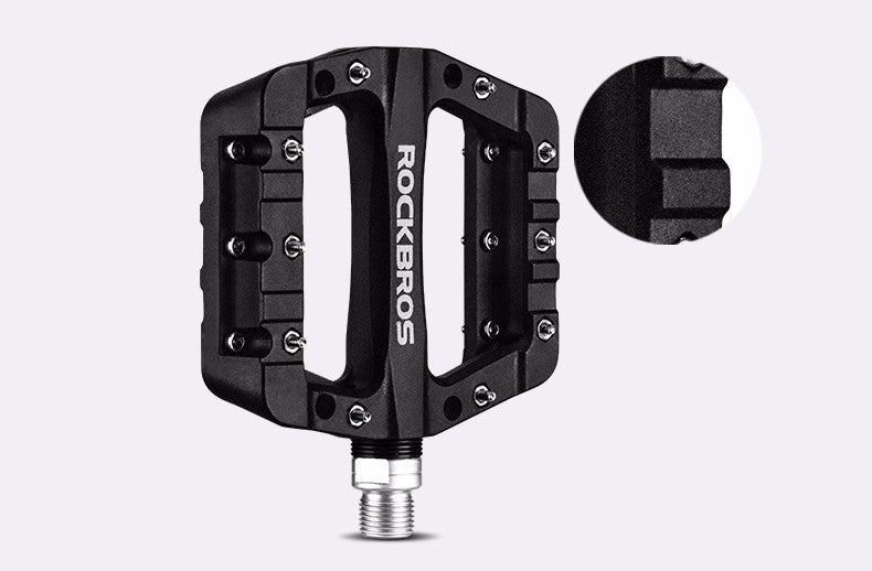 Rockbros 2017-12CBK Nylono dviračio pedalai - juodi -- Cycling Accessories