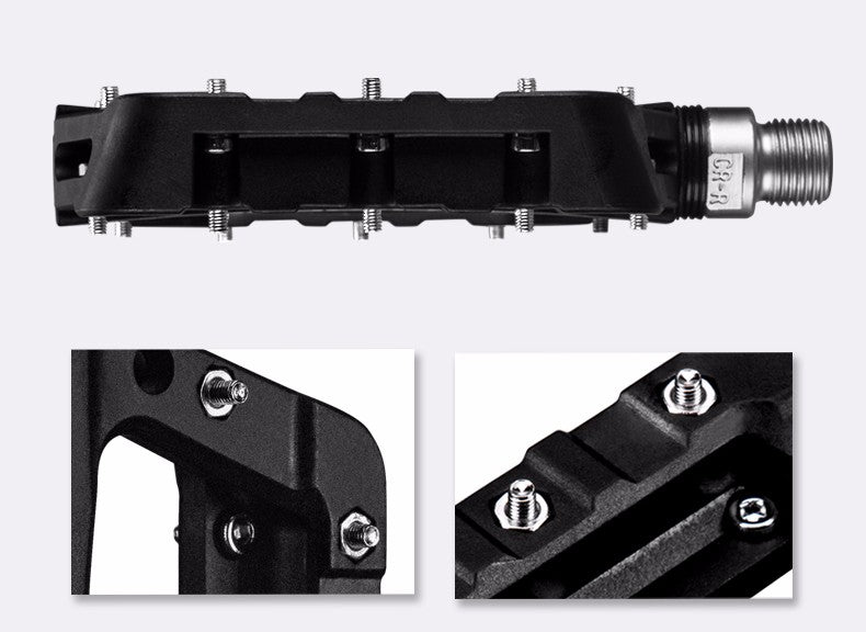 Rockbros 2017-12CBK Nylono dviračio pedalai - juodi -- Cycling Accessories