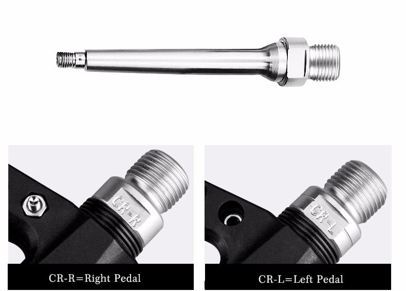 Rockbros 2017-12CBK Nylono dviračio pedalai - juodi -- Cycling Accessories