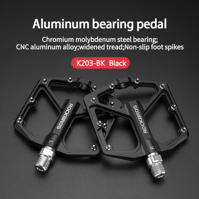 Rockbros K203-BK Dviračio pedalai - juodi -- Cycling Accessories