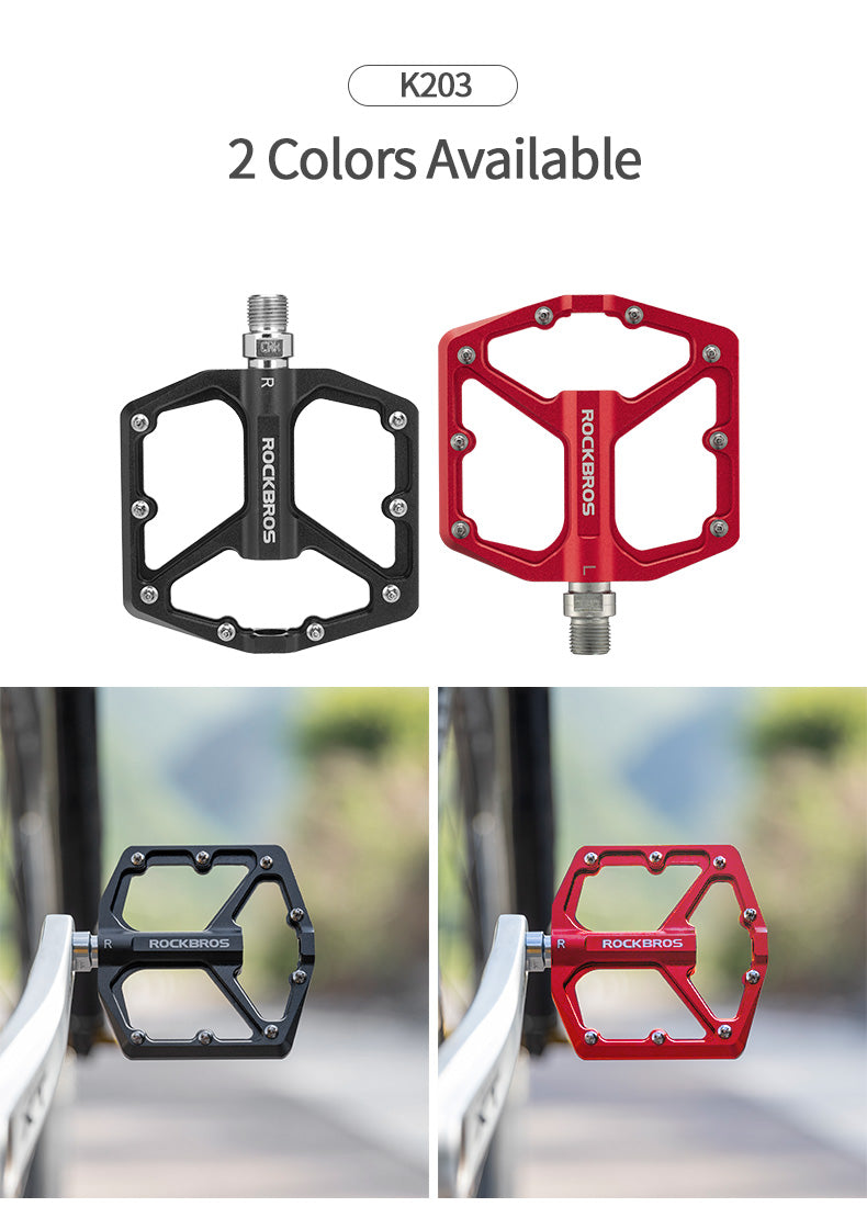 Rockbros K203-BK Dviračio pedalai - juodi -- Cycling Accessories