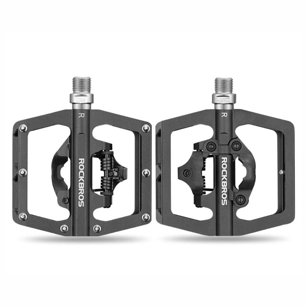 Rockbros PD15-BK Aliuminio lydinio dviračio pedalai - juodi -- Cycling Accessories