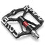 Rockbros 37213071001 Aliuminio lydinio dviračio pedalai - juodi -- Cycling Accessories
