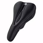 Rockbros LF047-S silikono gelio dviračio sėdynės užvalkalas, M dydis - juoda -- Bicycle Covers