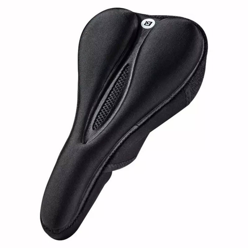 Rockbros LF047-B silikoninis gelinis dviračio sėdynės užvalkalas dydžio L - juodas -- Bicycle Covers