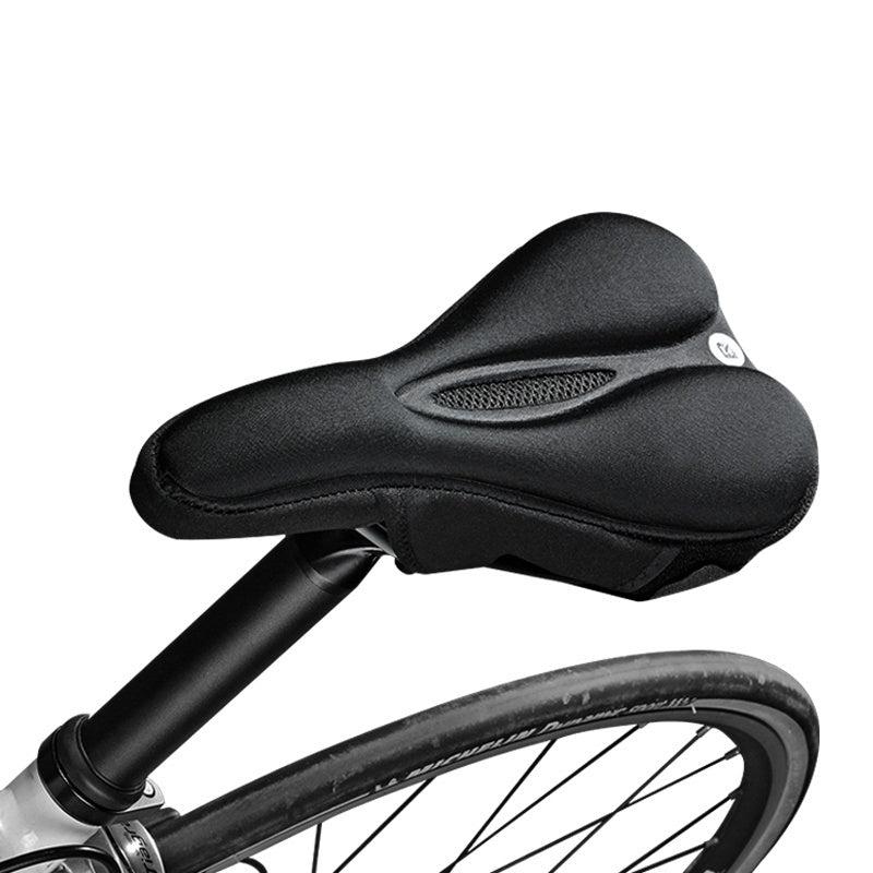 Rockbros LF047-B silikoninis gelinis dviračio sėdynės užvalkalas dydžio L - juodas -- Bicycle Covers