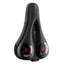 Rockbros LF044R sėdynės užvalkalas + lietaus apsauga - juodas ir raudonas -- Bicycle Saddles
