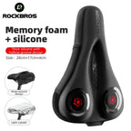 Rockbros LF044R sėdynės užvalkalas + lietaus apsauga - juodas ir raudonas -- Bicycle Saddles
