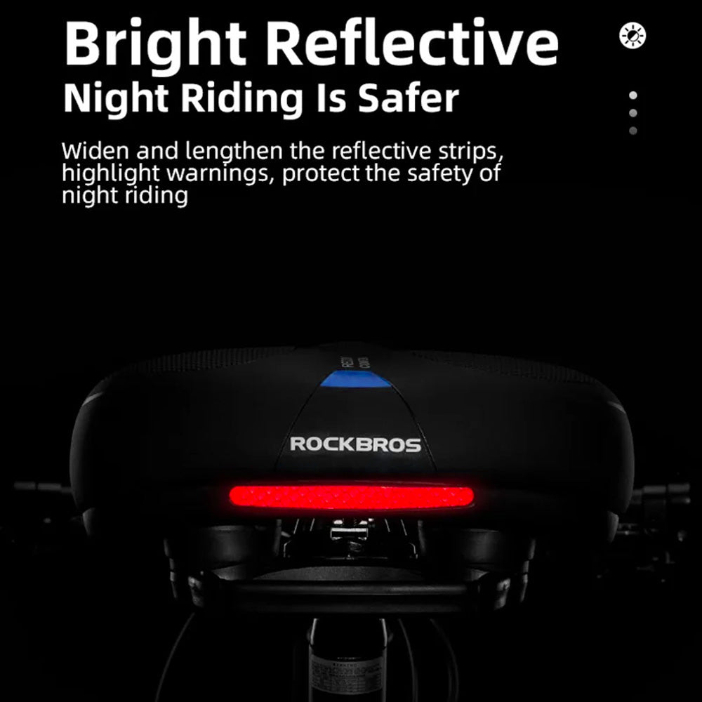 Rockbros AQ-6090B dviračio sėdynė - juodas ir mėlynas -- Bicycle Saddles