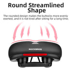 Rockbros AQ-6090B dviračio sėdynė - juodas ir mėlynas -- Bicycle Saddles