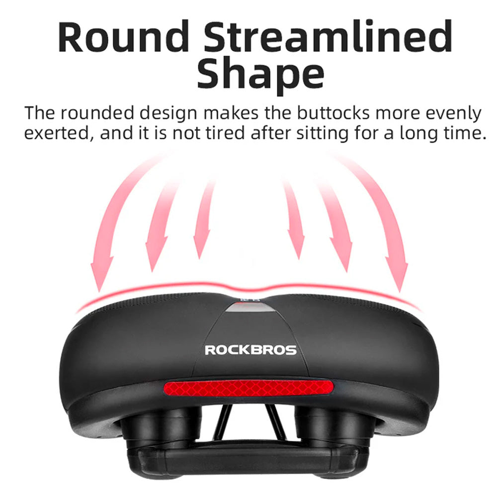 Rockbros AQ-6090B dviračio sėdynė - juodas ir mėlynas -- Bicycle Saddles
