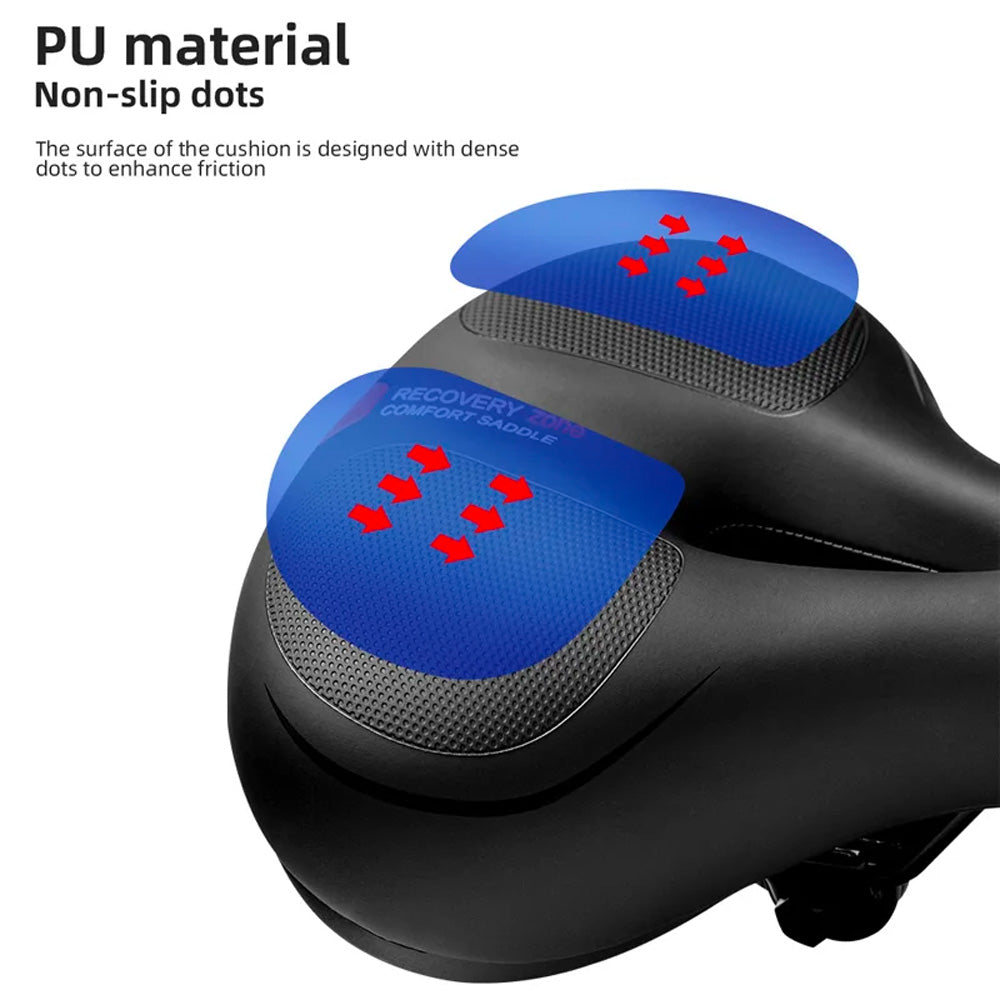 Rockbros AQ-6090R dviračio sėdynė - juodas ir raudonas -- Bicycle Saddles