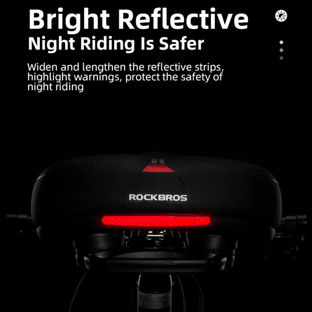 Rockbros AQ-6090R dviračio sėdynė - juodas ir raudonas -- Bicycle Saddles