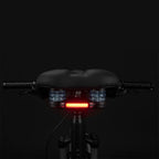 Rockbros 38218916002 MTB dviračio sėdynė + žibintas - juoda -- Bicycle Saddles