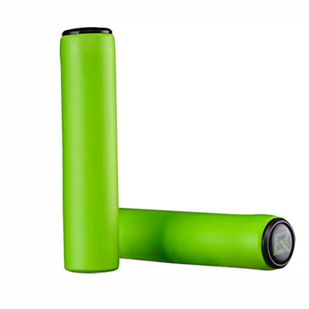 Rockbros GMBT1001GN dviračio rankenėlės iš silikono putų - žalia -- Bicycle Handlebar Grips