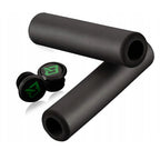 Rockbros GMBT1001BK dviračio rankenėlės iš silikono putos - juoda -- Bicycle Handlebar Grips