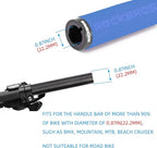 Rockbros BT1001BLBK putų dviračio rankenėlės - mėlyna ir juoda -- Bicycle Handlebar Grips