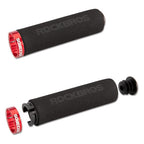 Rockbros BT1001BKRD putų dviračio rankenėlės - juoda ir raudona -- Bicycle Handlebar Grips