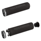 Rockbros BT1001BKBK putų dviračio rankenėlės - juoda -- Bicycle Handlebar Grips
